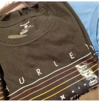 [S] HURLEY GRADE JERSEY SS GRAPHIC TEE,BLACK, HFA23VMT07638-001 (SHL37)