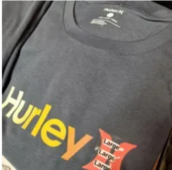 [S] HURLEY O&O LOGO JERSEY SS GRAPHIC TEE,IRON ORE, HFA23VMT07635-043 (SHL41)