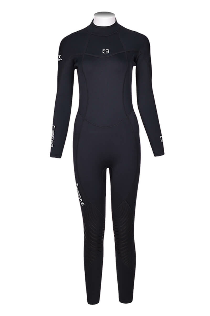 ▲預購 Bestdive 女款 黑白系列 連身防寒衣 可客製顏色 2026