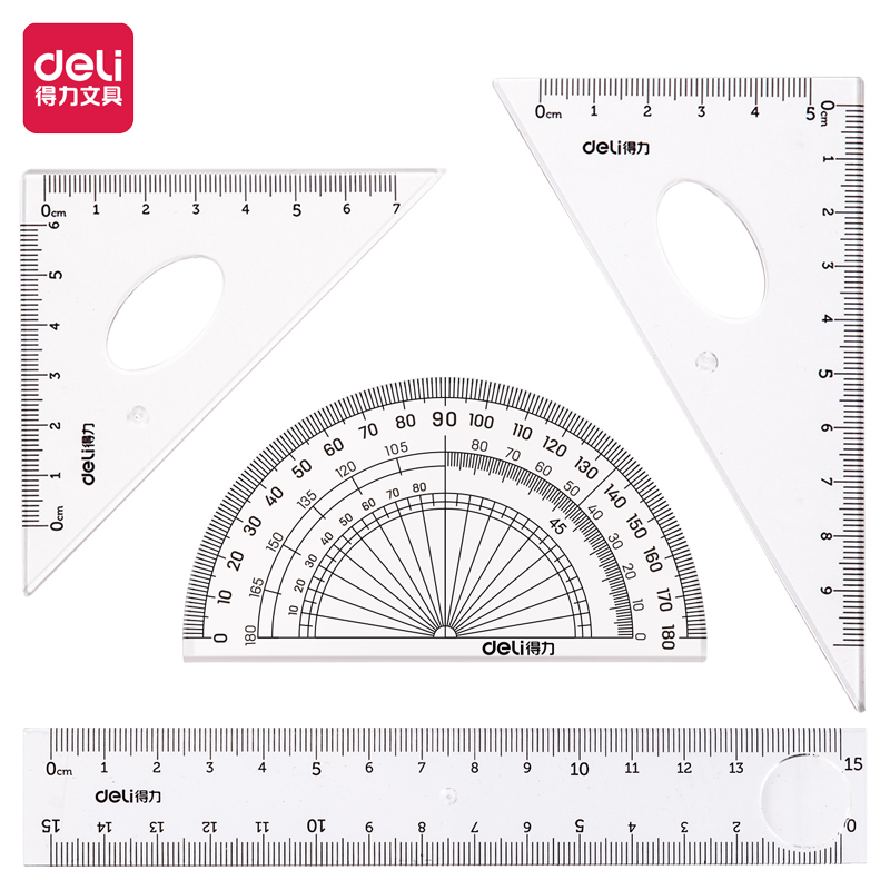 得力79529 透明套尺
