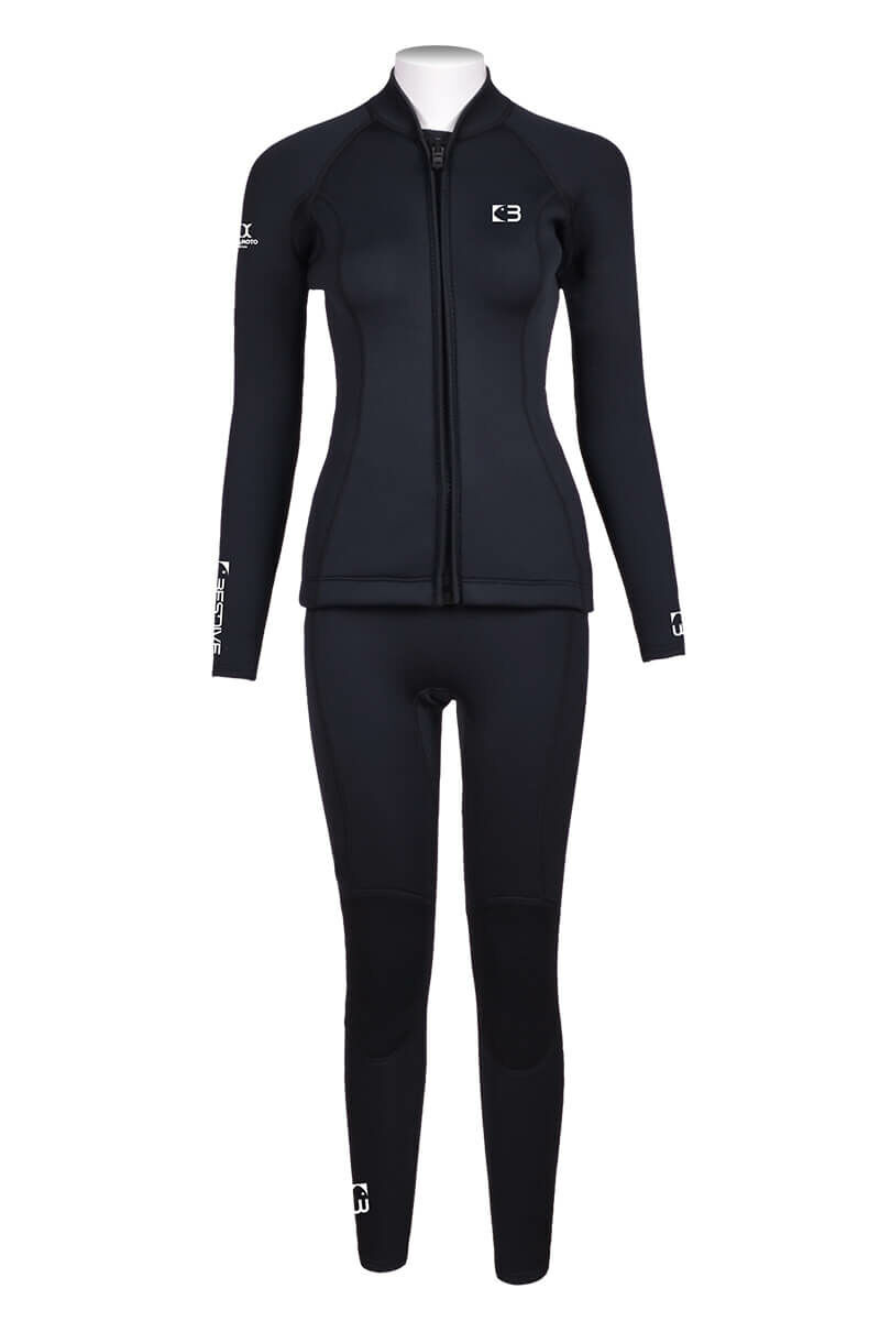 ▲預購-Bestdive 女款 黑白系列 全色 兩件式防寒衣 2026