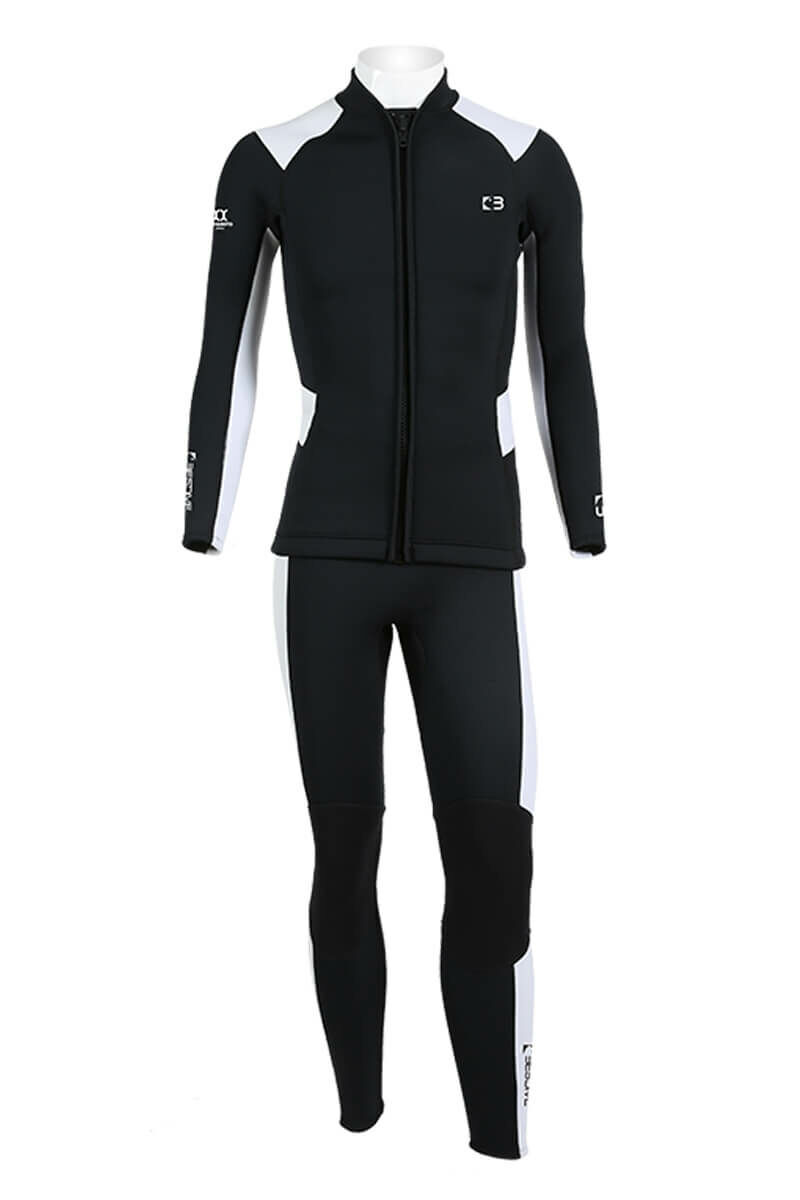 ▲預購-Bestdive 男款 黑白系列 殺人鯨 兩件式防寒衣