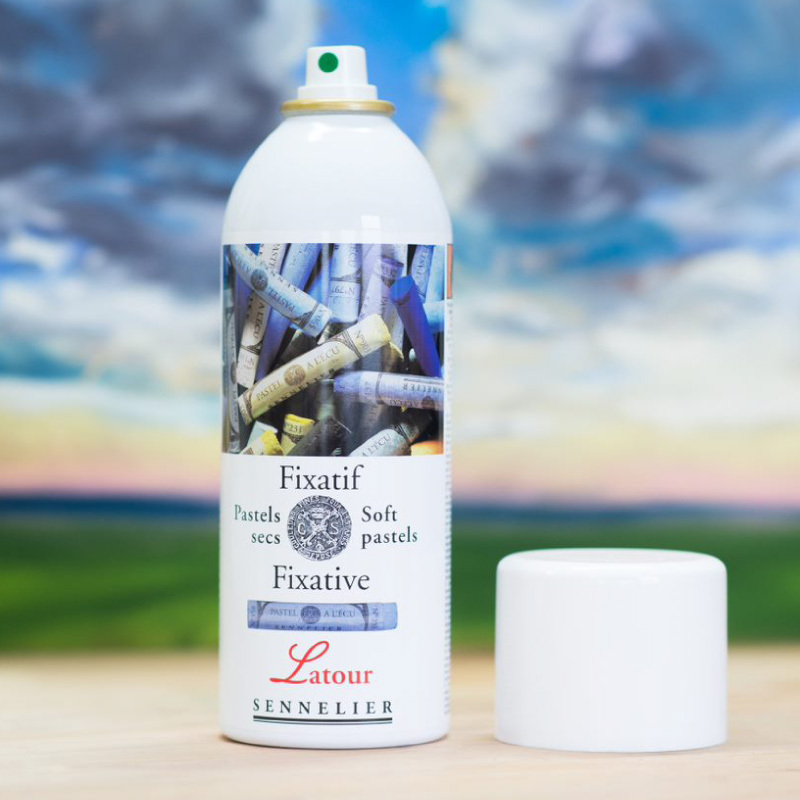 法國 SENNELIER 申內利爾 Latour粉彩保護噴膠  400ml 1L