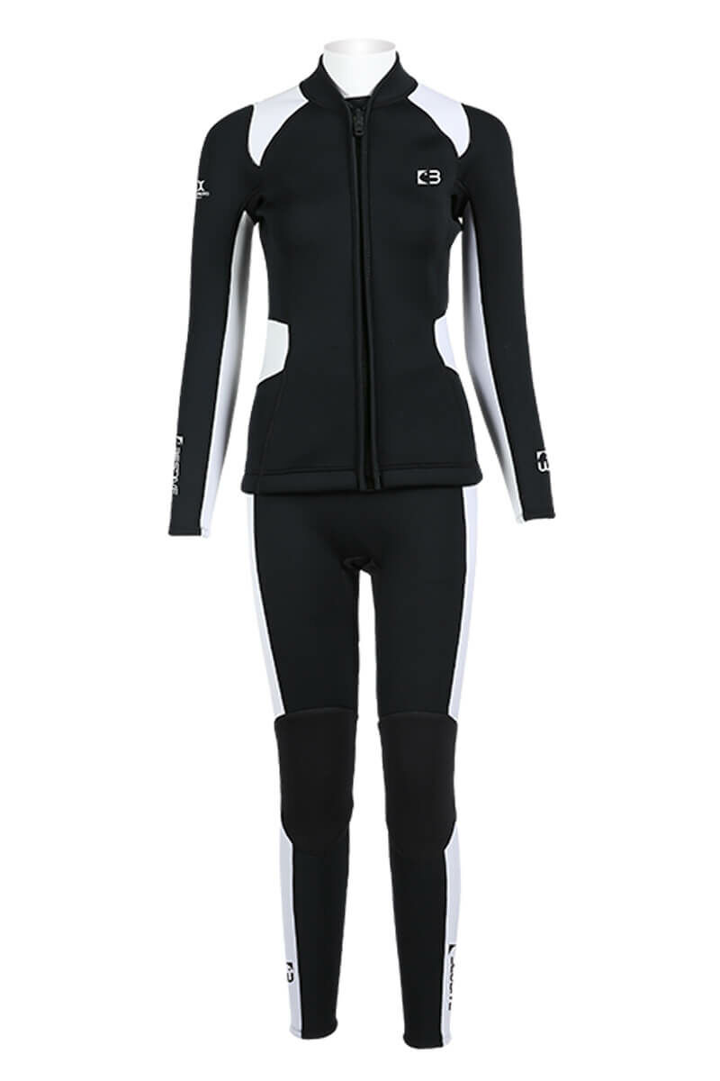 ▲預購 Bestdive 女款 黑白系列 殺人鯨 兩件式防寒衣