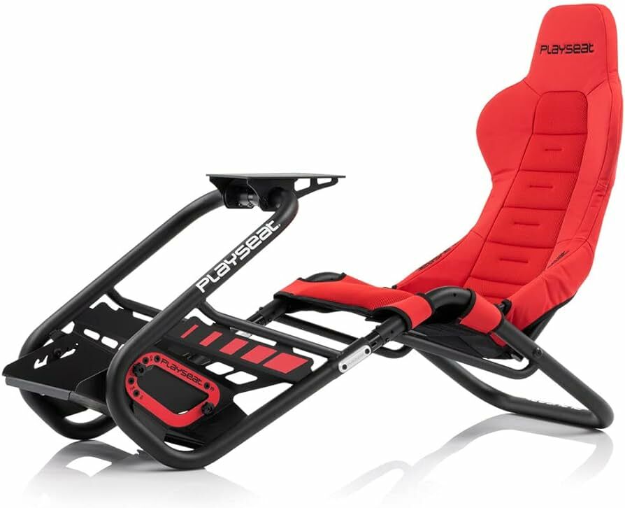 米特3C數位–Playseat Trophy Red 頂級版 賽車椅 賽車架 附螺絲配件 通用支援各廠牌方向盤
