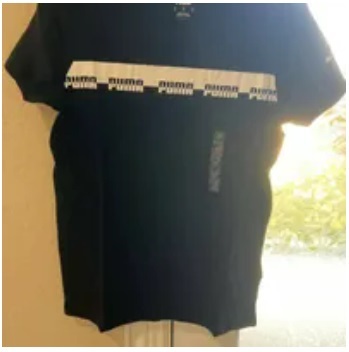 [S] PUMA SCRIPT TEE INF,PUMA BLACK/PUMA NOIR, 58855801-PUMA BLACK/PUMA NOIR [FINAL SALE] (SPM33)