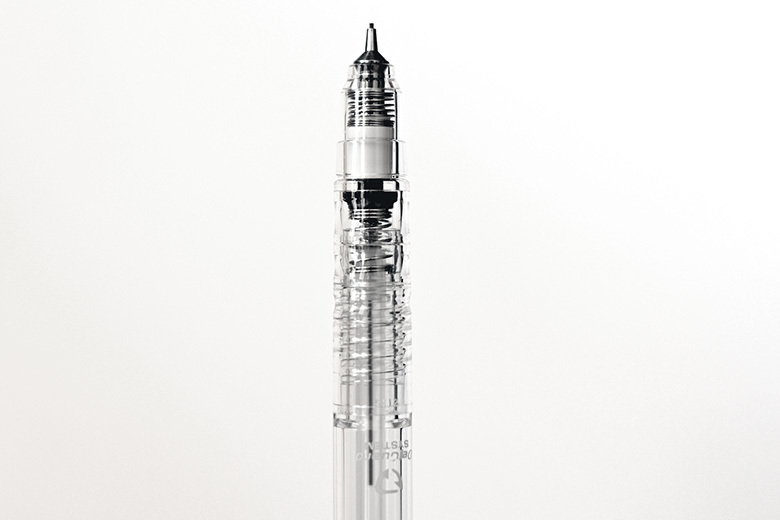 ZEBRA Delguard Light：幾乎不斷芯的透明自動鉛筆