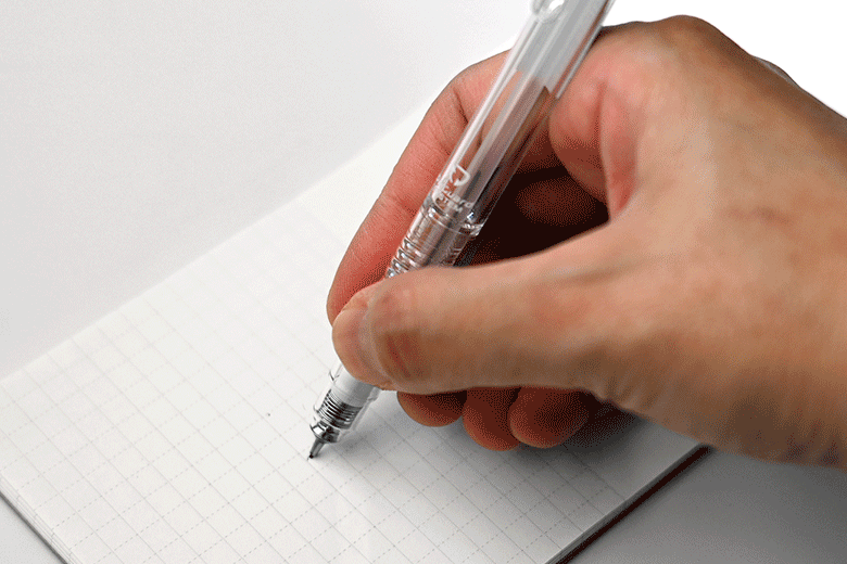 ZEBRA Delguard Light：幾乎不斷芯的透明自動鉛筆