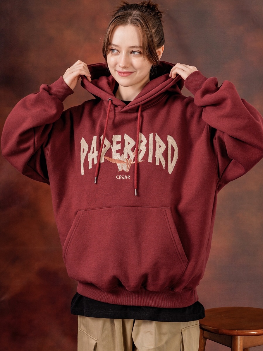 <預購> 韓國TWN電繡 PAPERBIRD 千紙鶴刷毛帽T