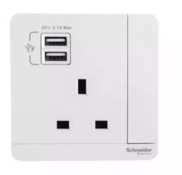 AVATARON奐尚13A單位有制插座連雙位USB
