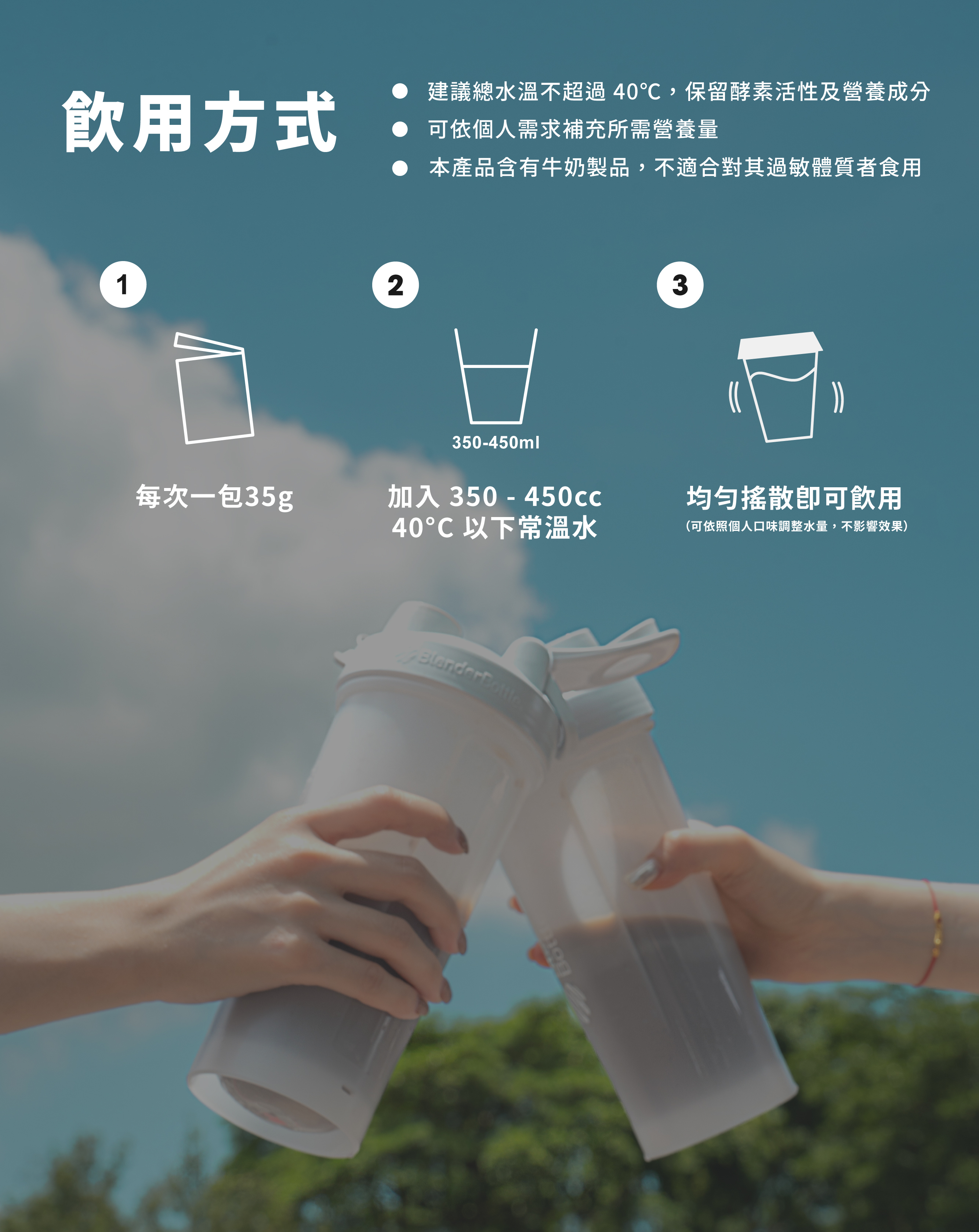 濃縮乳清蛋白 飲用方式