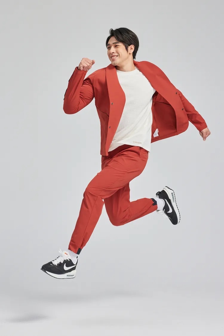 男士彈性西裝褲