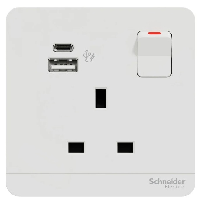 AVATARON奐尚13A單位有制插座連兩位USB(TypeA+TypeC)