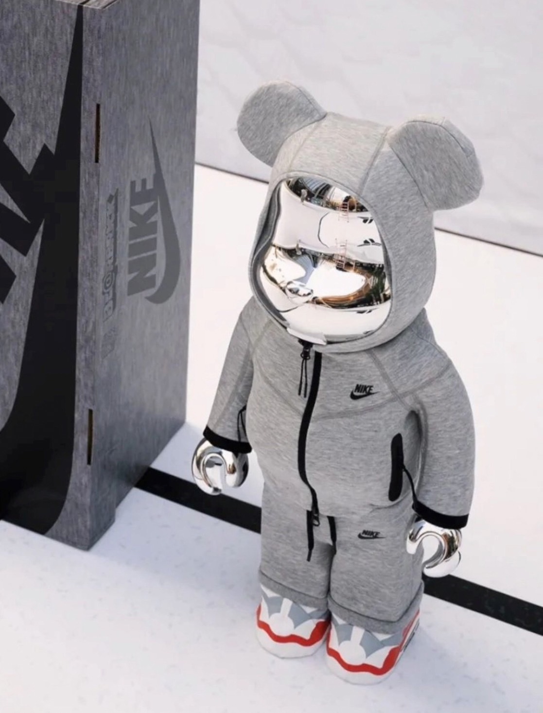 APAIR】預購Be@Rbrick x nike tech fleece N98 聯名公仔庫柏力克熊