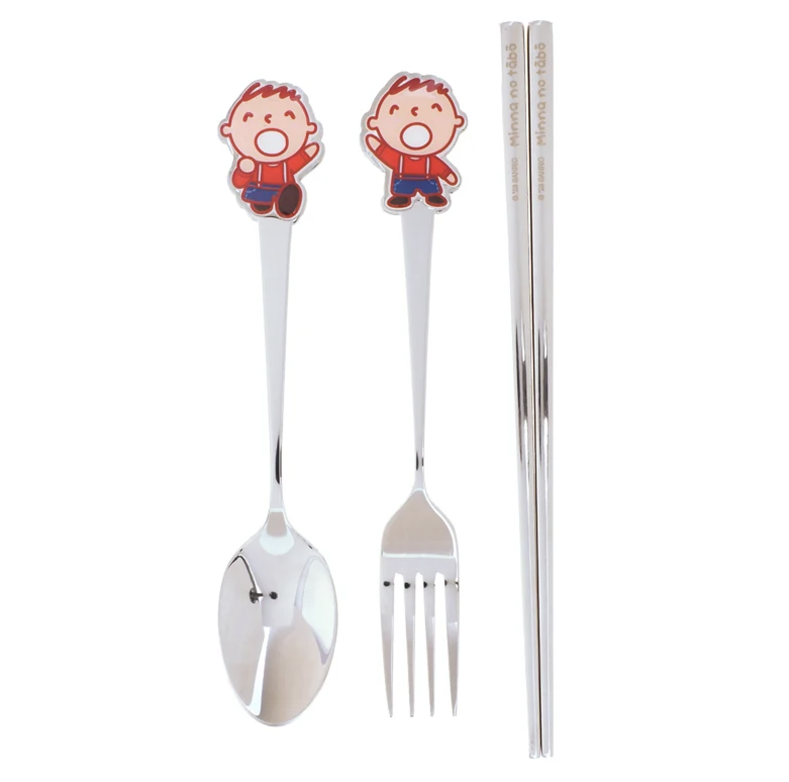 大口仔餐具連收納袋 9-7986-1