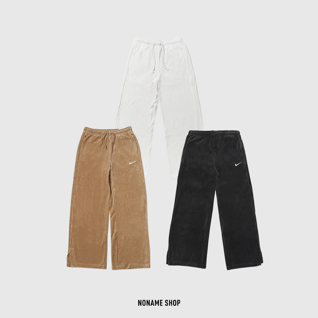 NIKE W NSW VLR HR WIDE PANT 燈芯絨 長褲 鬆緊 三色 (女款)