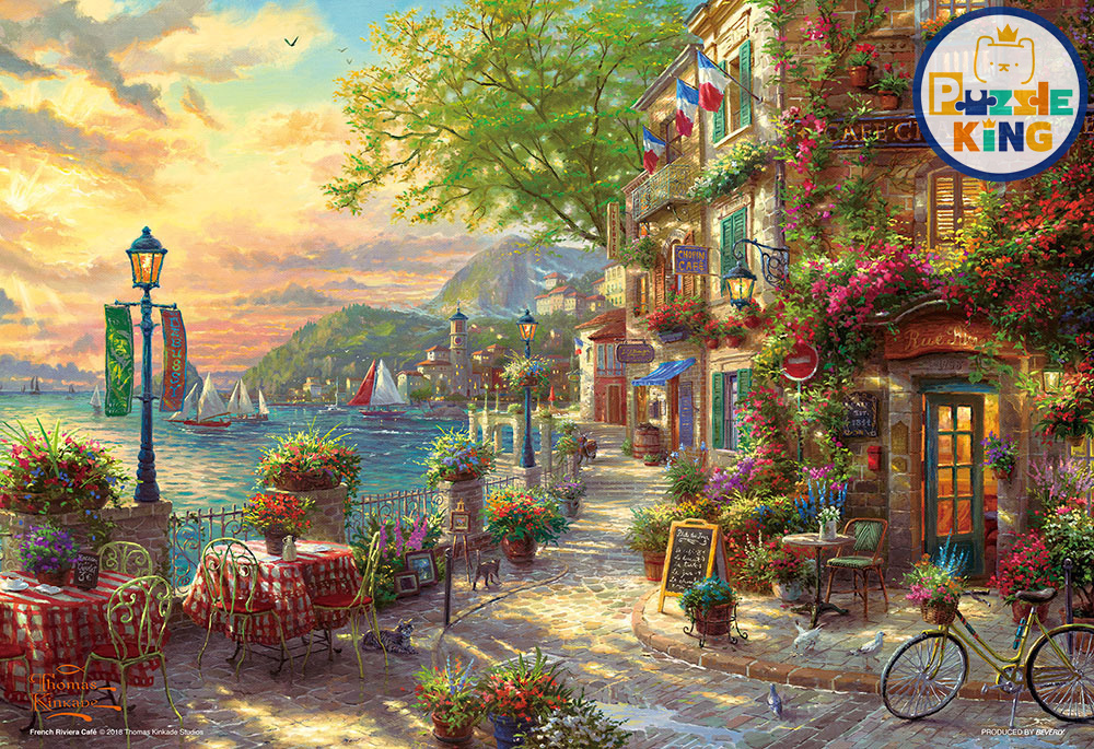 Thomas Kinkade - Lilac Bouquet Café (Mini)