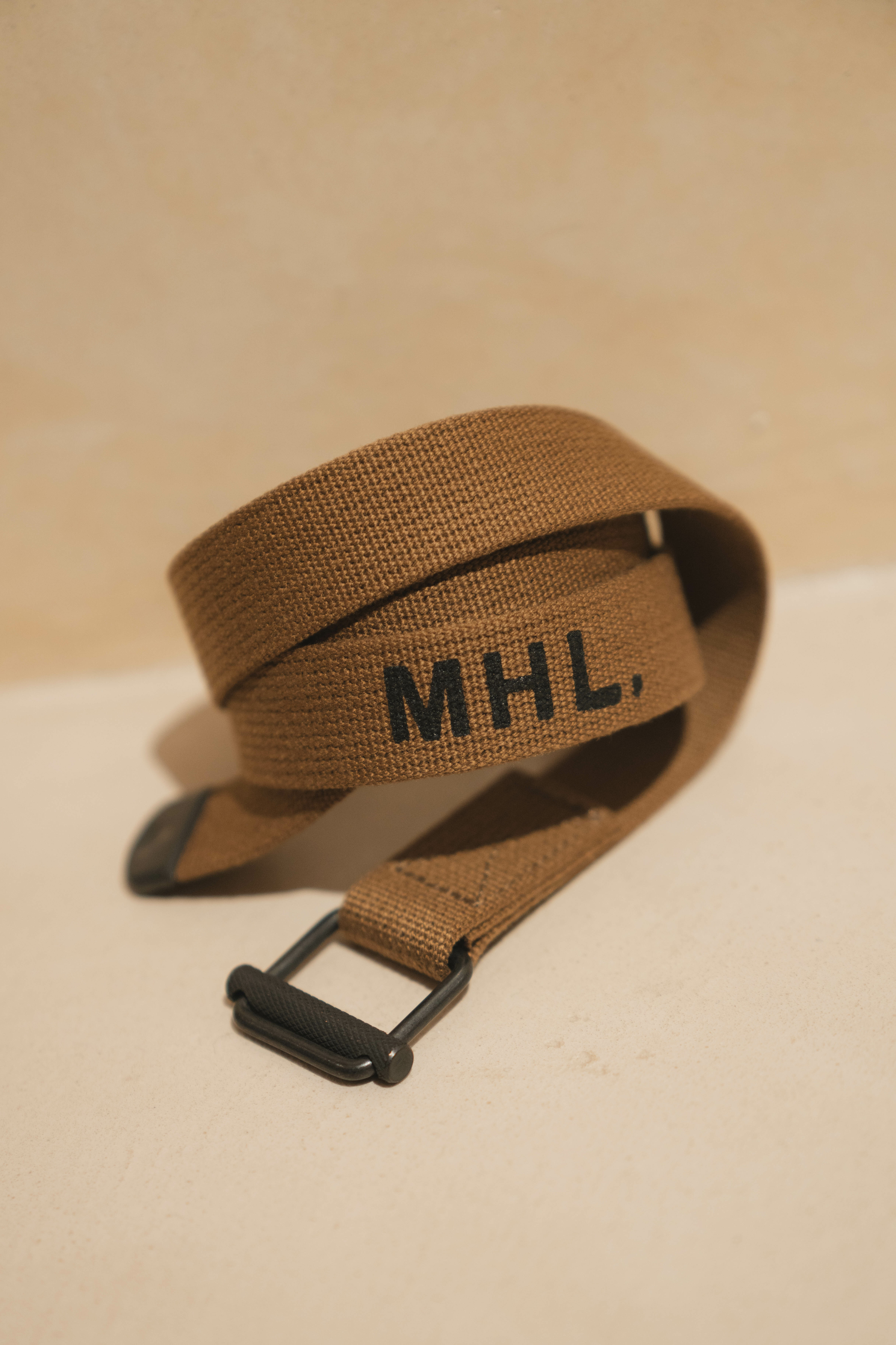 MHL. NARROW MILITARY BELT (3COL)