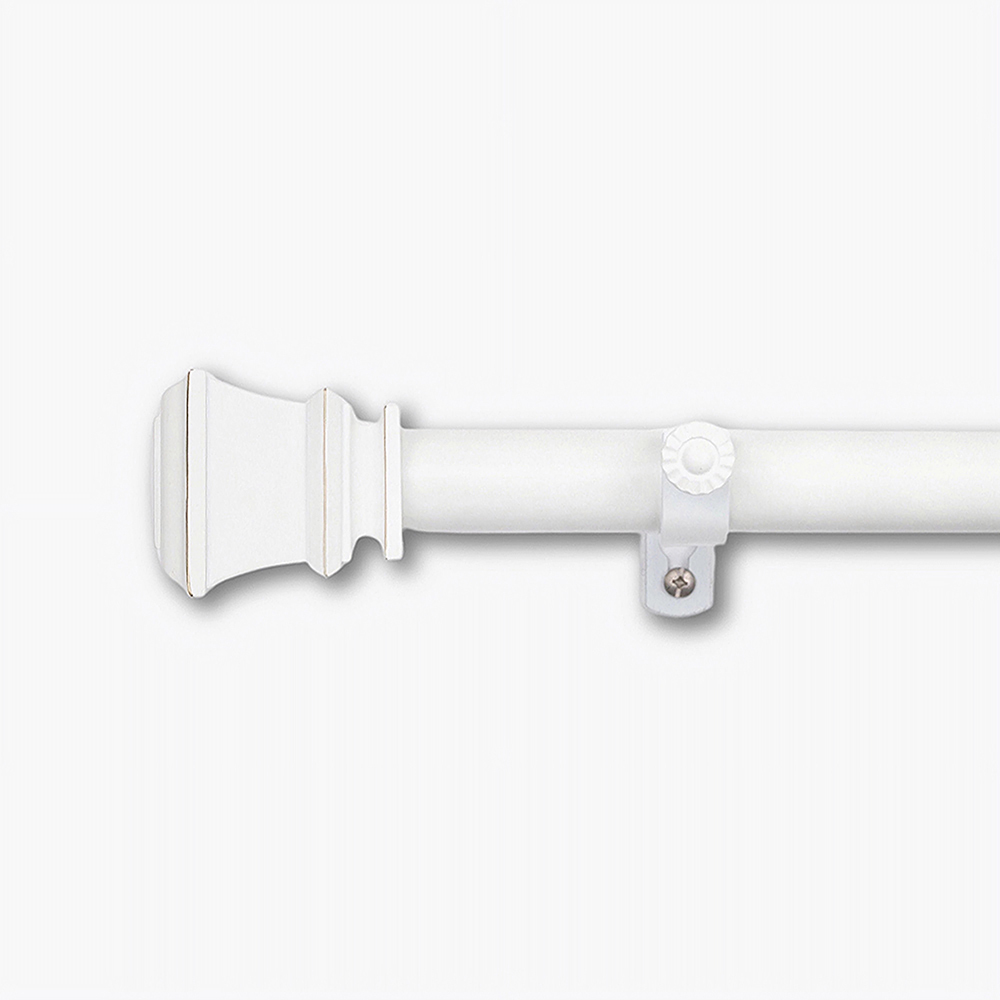 25.4mm│時尚品味│晨白窗簾伸縮桿