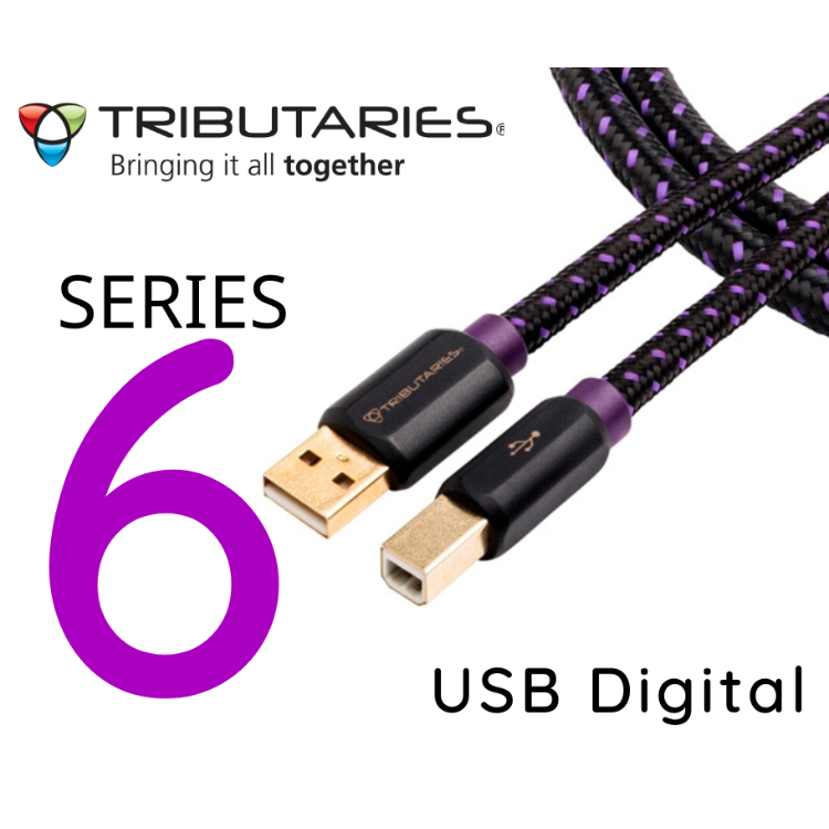 Tributaries 6USB USB數碼線 (4N HC-OFC高傳度無氧銅) (1條)