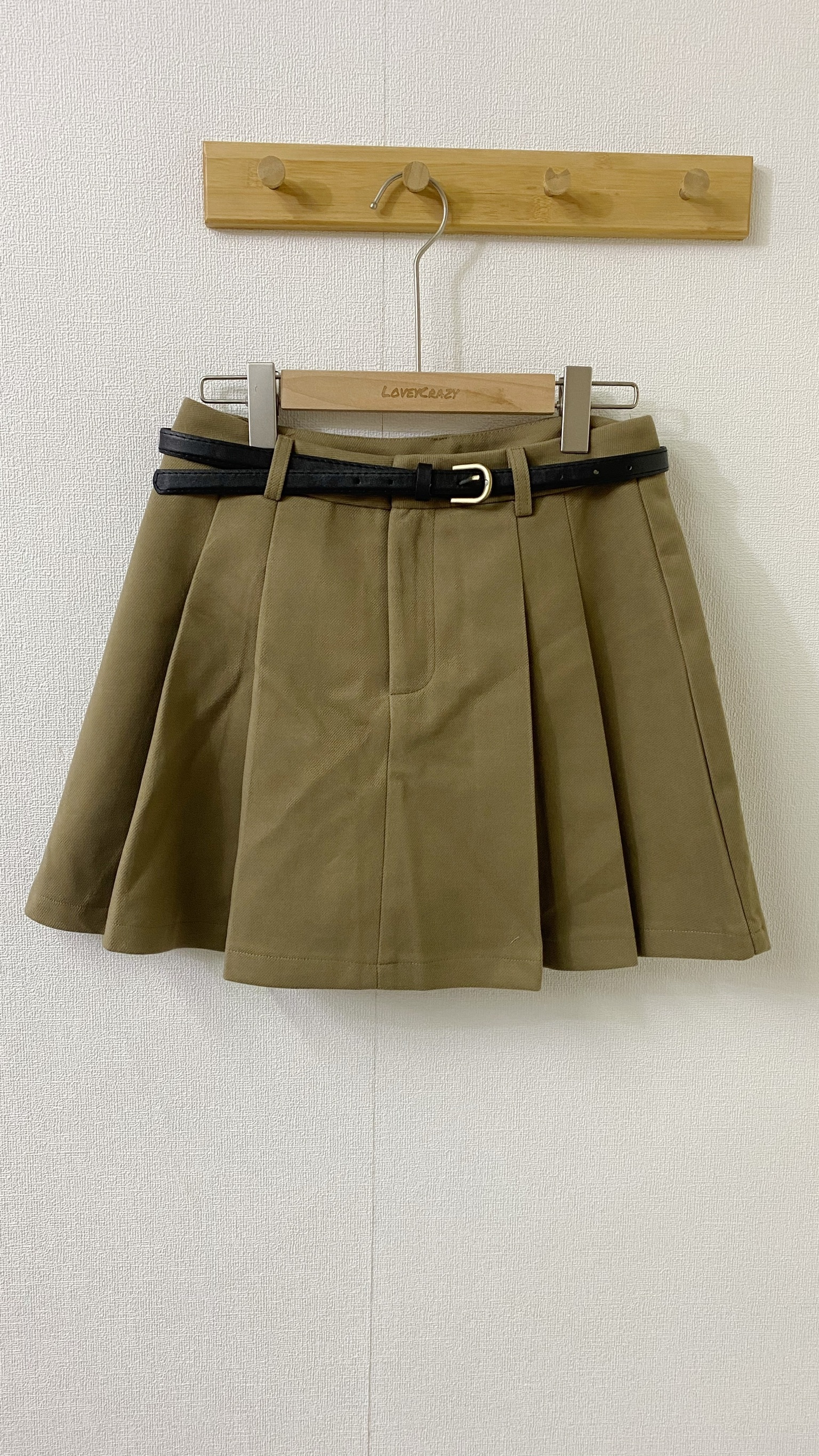 【優惠現貨】韓國小百摺裙連BELT