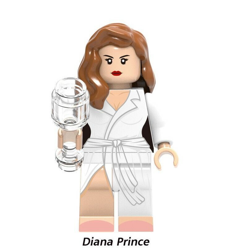 Wonder Woman DC SuperHeroes Custom Minifigures Minifigs Fit Lego X1515