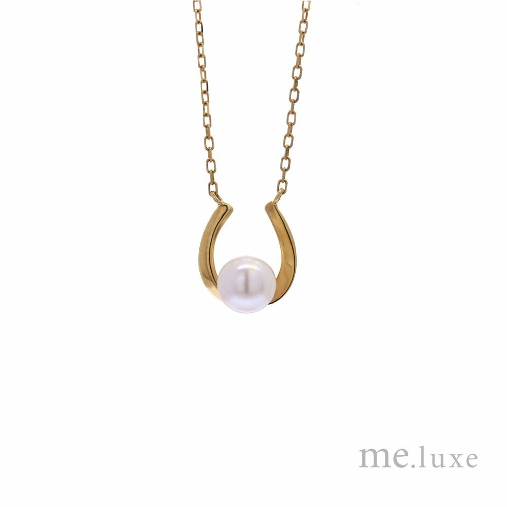 【me.luxe】K10馬蹄珍珠項鍊