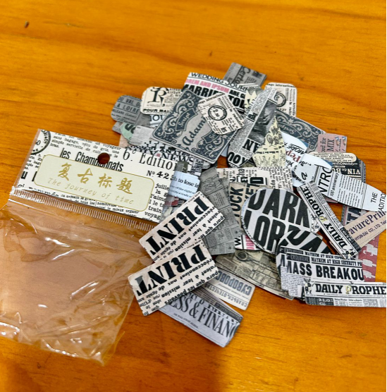 复古标题 手账贴纸（100张）