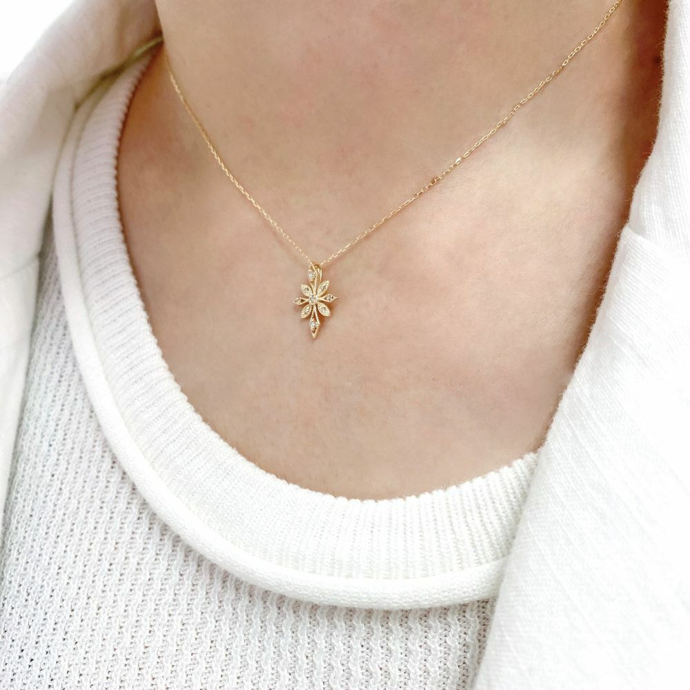 【me.luxe】K10永恆之星6分鑽鍊