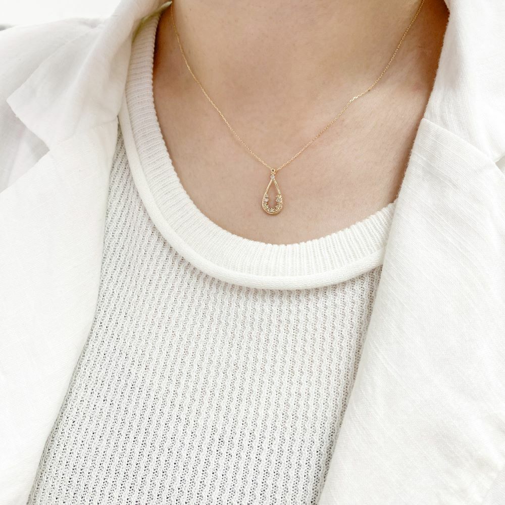 【me.luxe】K10璀璨冰心11分鑽鍊