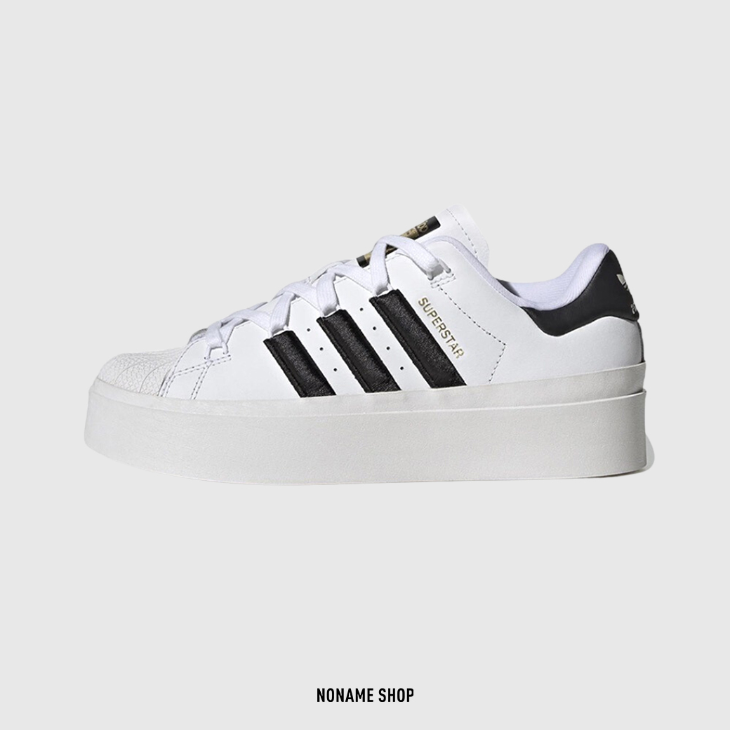 ADIDAS SUPERSTAR BONEGA 經典 復古 厚底 貝殼鞋 黑白 (女款)