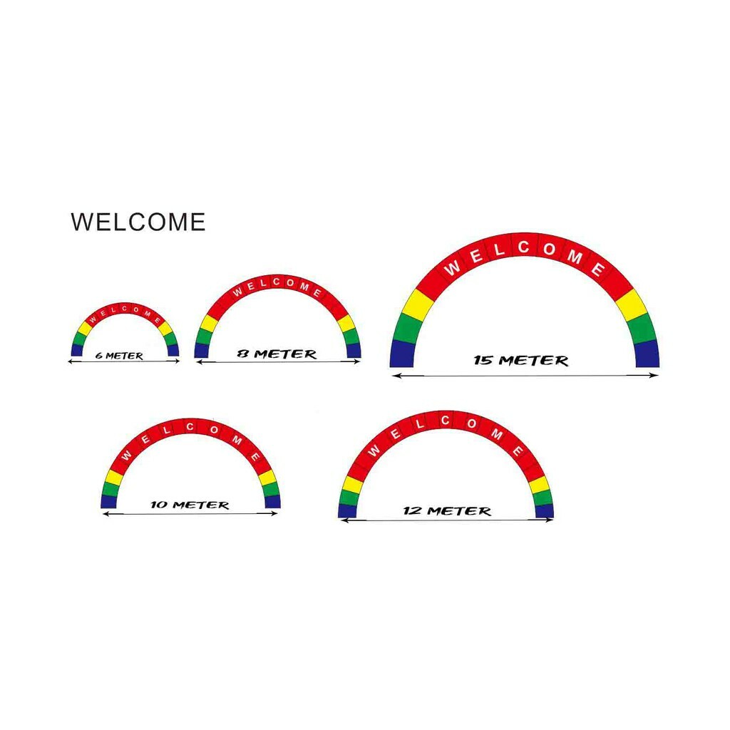 *Ready Stock* Arch With Printing Welcome Full Set With Blower
