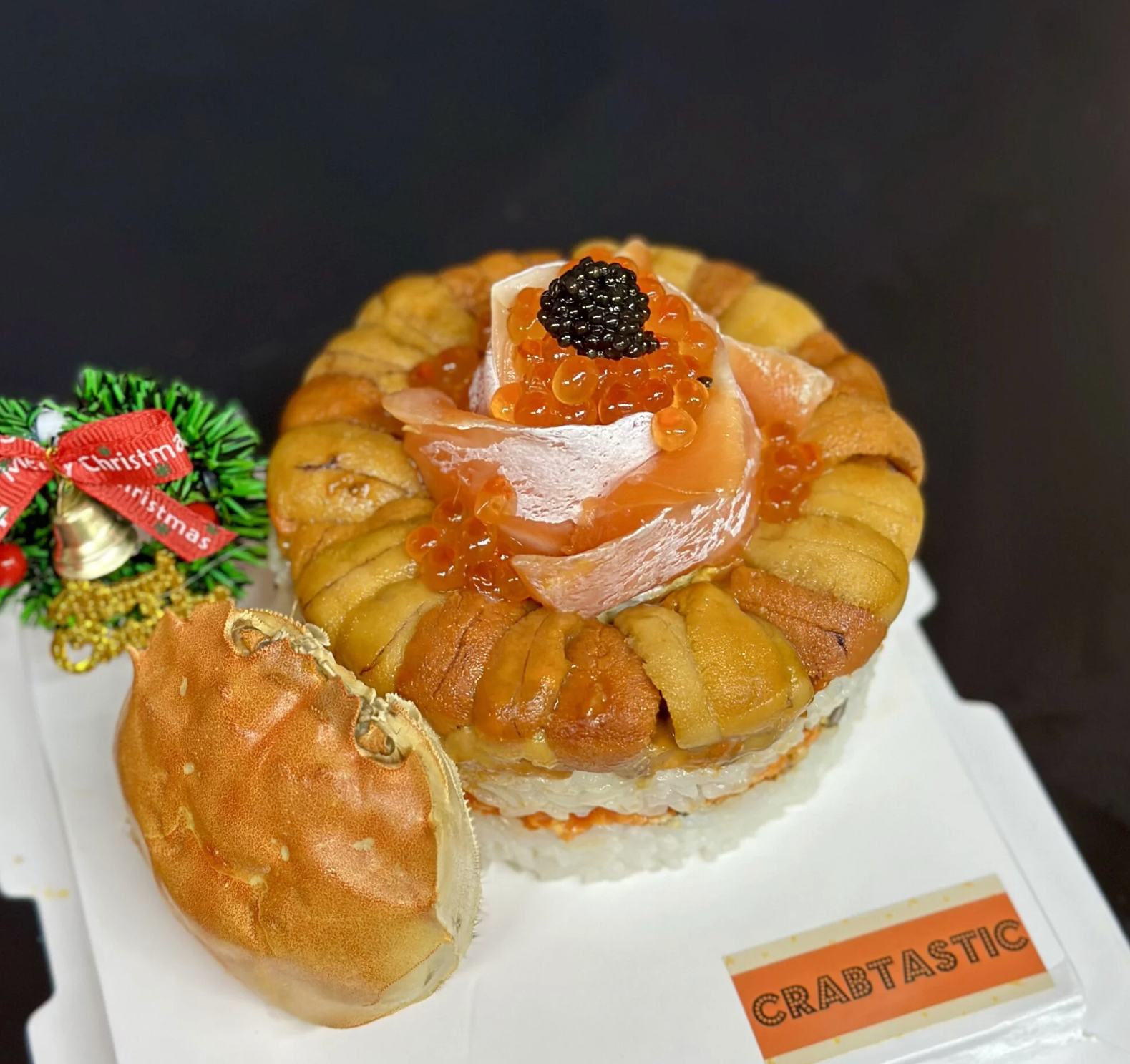 大閘蟹海膽刺身蛋糕