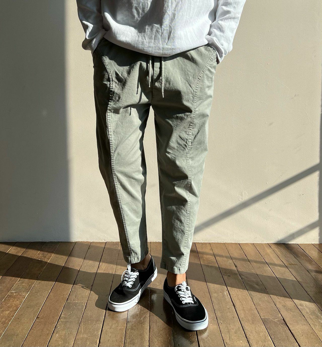 淨色鬆身褲 PEACOCK-022P