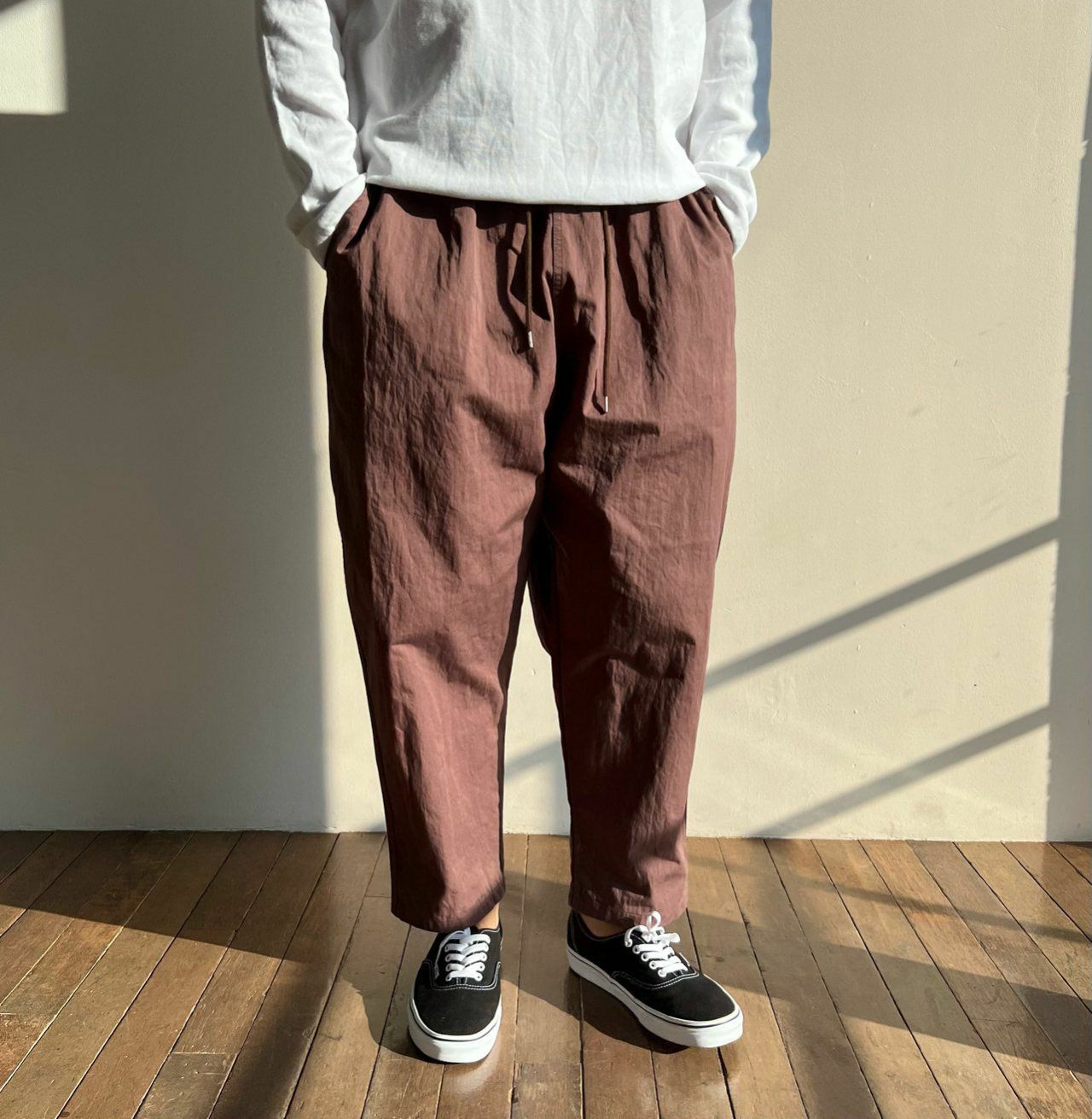 淨色鬆身褲 PEACOCK-023P