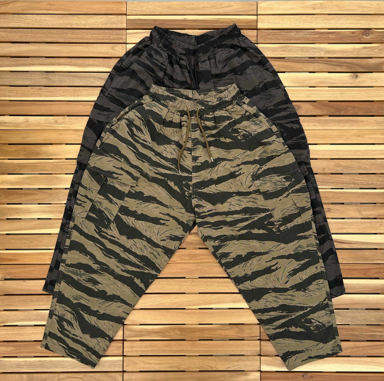 迷彩工裝鬆身褲 PEACOCK-026P