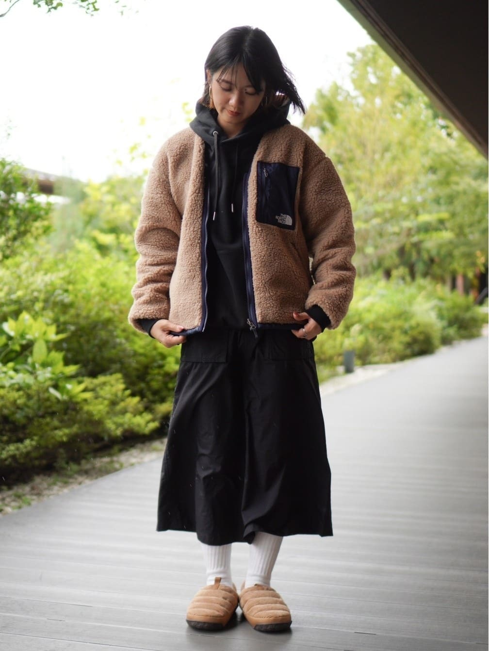 日本 TNF 雙面開襟衫