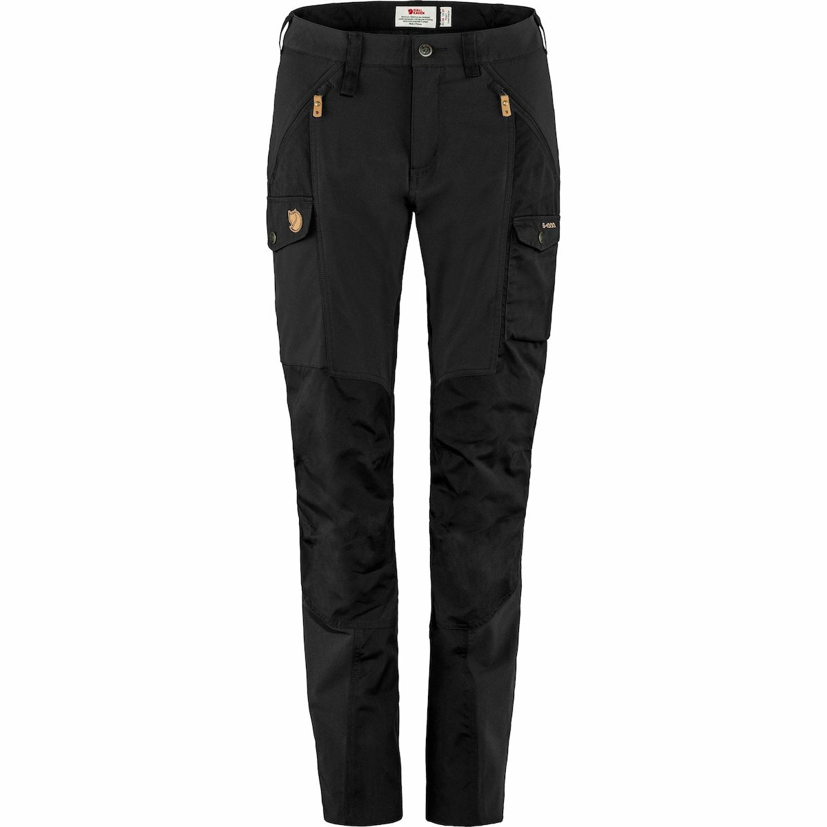 Fjallraven 瑞典北極狐 小狐狸 Nikka Trousers Curved W 女款 彈性長褲 登山健行長褲 F89638-550 黑 [HappyOutdoor]