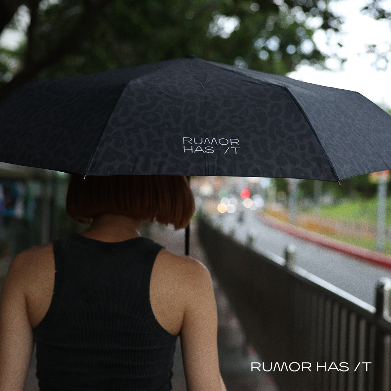 RHI 58 cm Automatic Folding Camo Umbrella