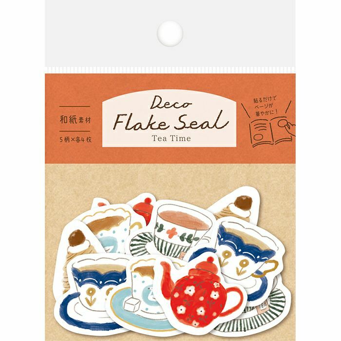 [Limited] Furukawashiko Washi Sticker Pack－ Autumn Time Series (Japanese Stationery Brand)