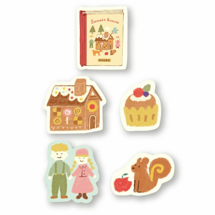 [Limited] Furukawashiko Washi Sticker Pack－ Kami no oka Bookstore  Series (Japanese Stationery Brand)