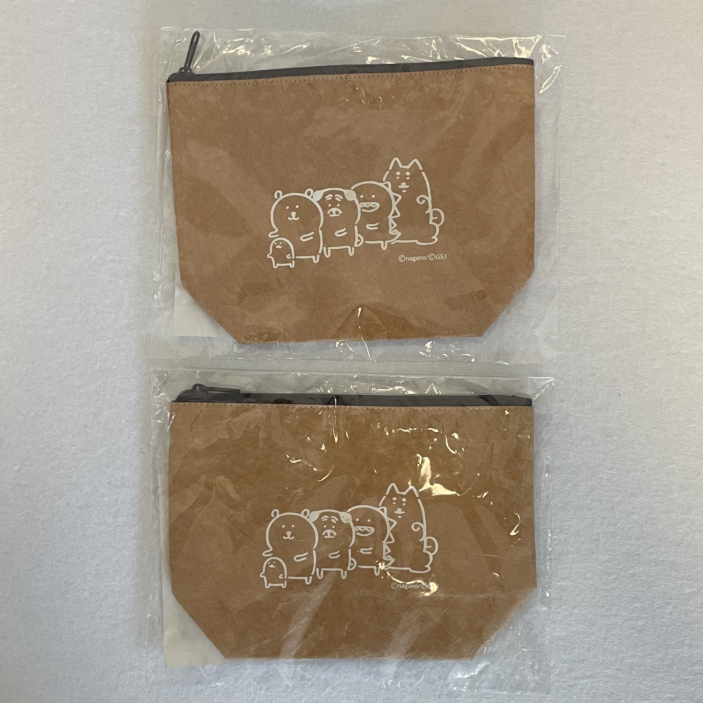 現貨｜Nagano Friends 紙皮拉鍊袋