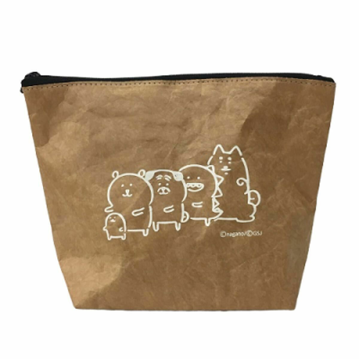 現貨｜Nagano Friends 紙皮拉鍊袋