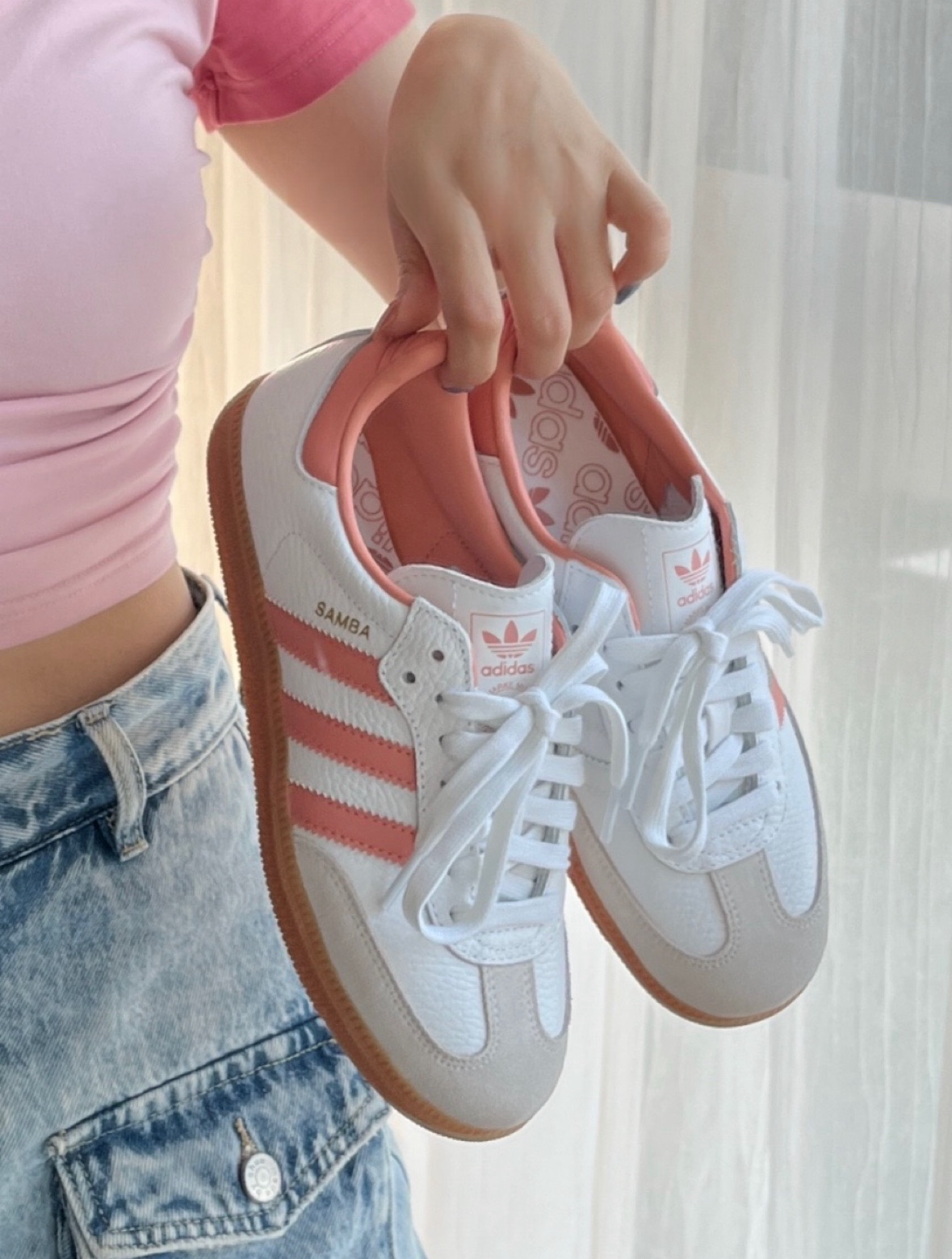 Adidas Samba OG 草莓餅乾 粉色 德訓鞋 蜜桃色 焦糖底 復古 IG5932/預購