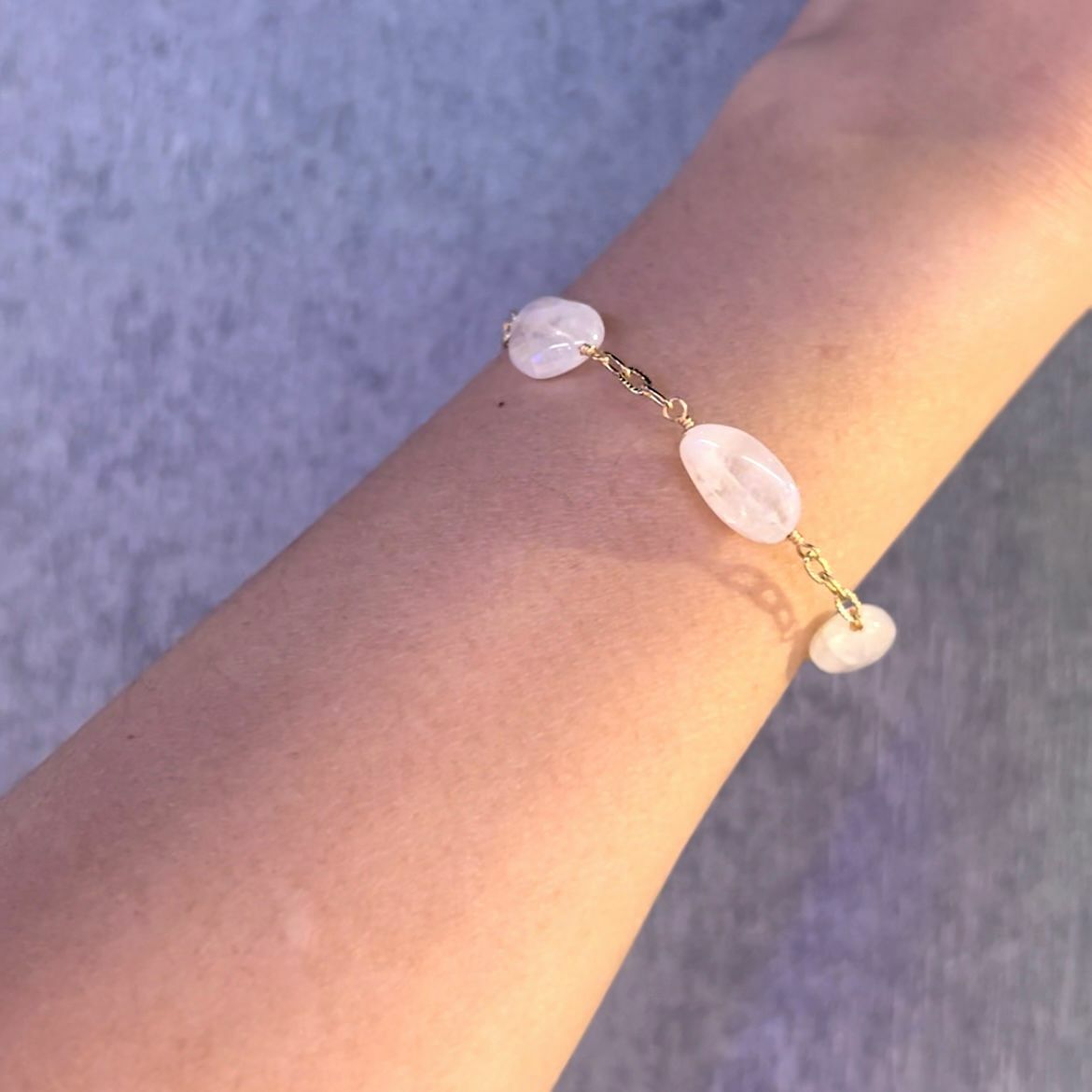 RABBIT BOUQUET天然石手作水晶手鏈-Stellar Moon
