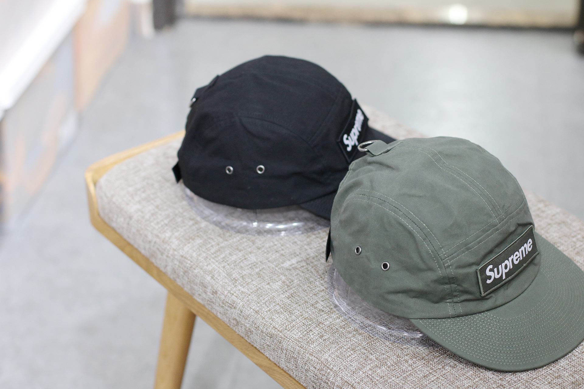 SUPREME 23FW WAXED COTTON CAMP CAP