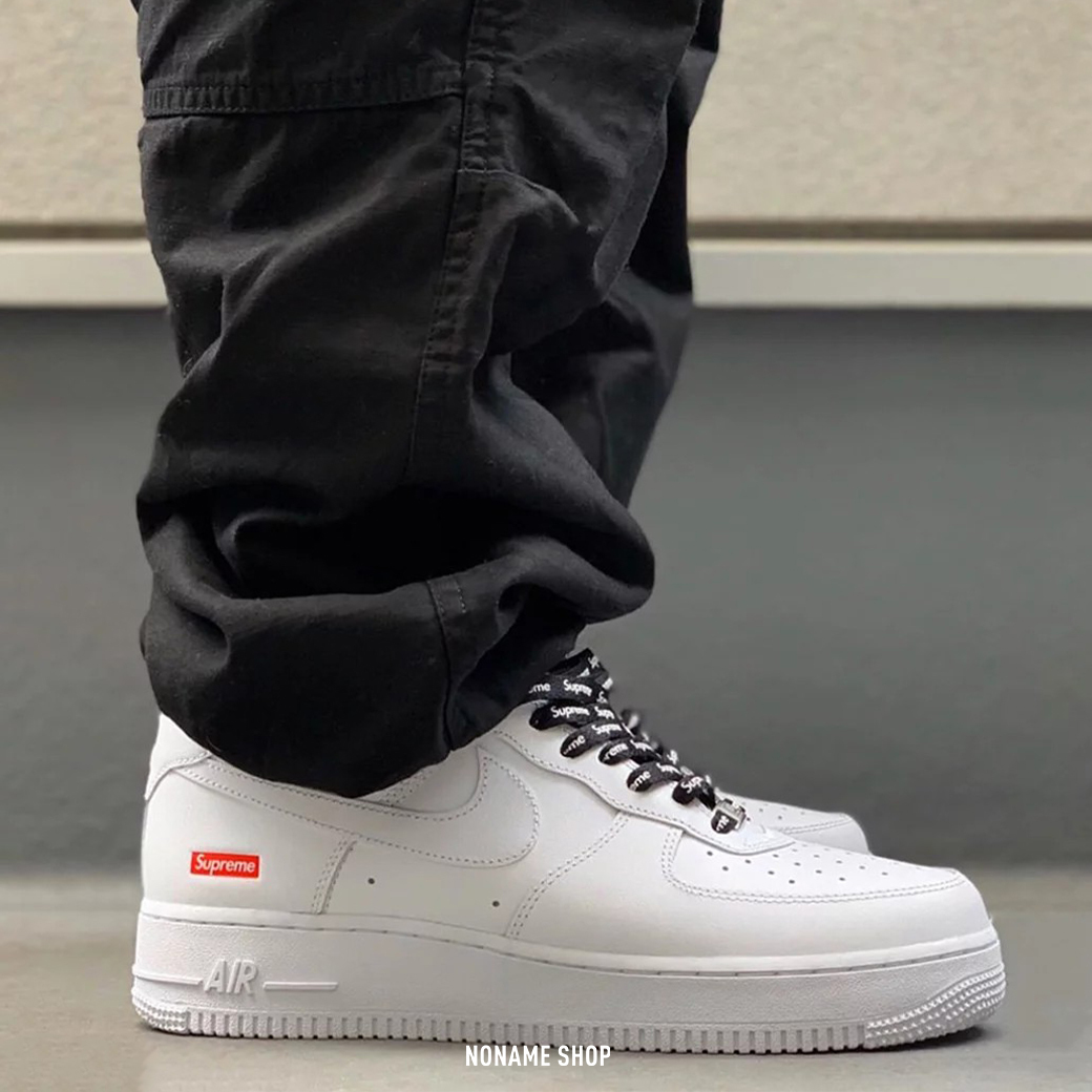 SUPREME X NIKE Air Force 1 Low 限量聯名款小白鞋