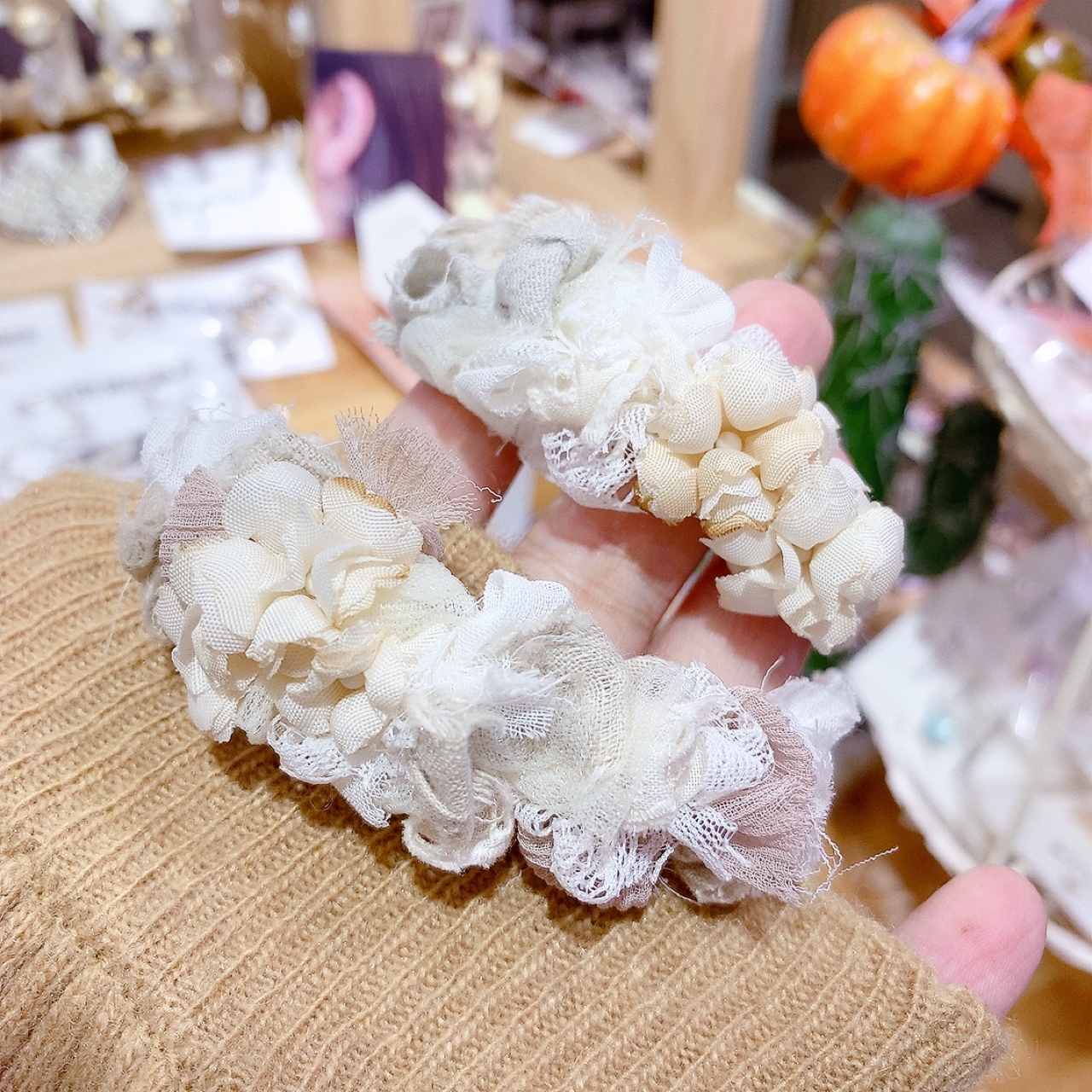 [手作家] 日本布花手鐲