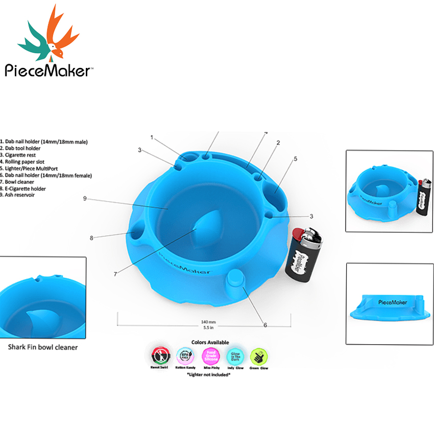 🇺🇸 PieceMaker - KASHED™ Silicone Ashtray 醫療級矽膠煙灰缸