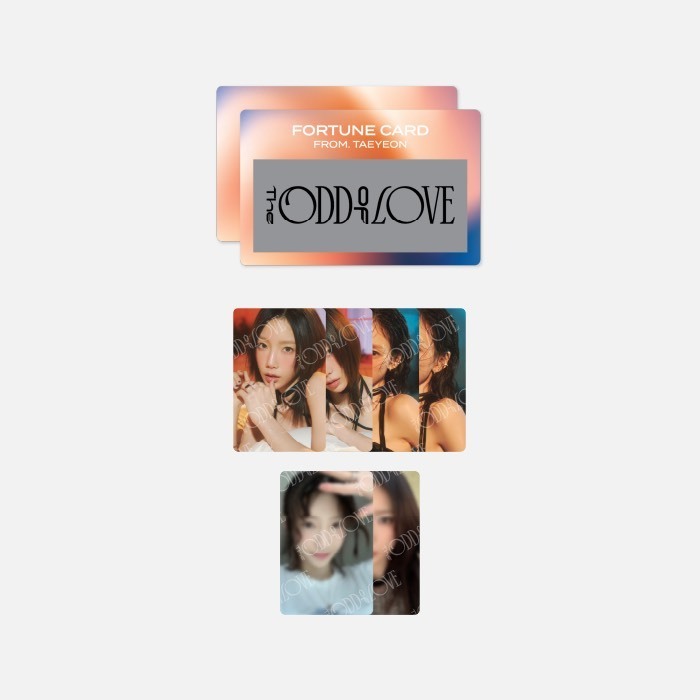 Taeyeon Odd in love Fortune scratch card